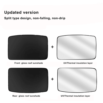 Roof Sunshades for Tesla Model Y Glass-Motor Vehicle Interior Fittings-Yeslak
