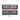 Set of two black under-seat vent covers with red trim and slotted grille