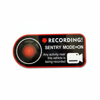 Sentry Mode Record Window Sticker For Tesla Model 3 / Y / S / X-Vehicles & Parts-Yeslak