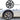 YESLAK Wheel Cover Hubcap 19 inch for Model Y - Turbine center