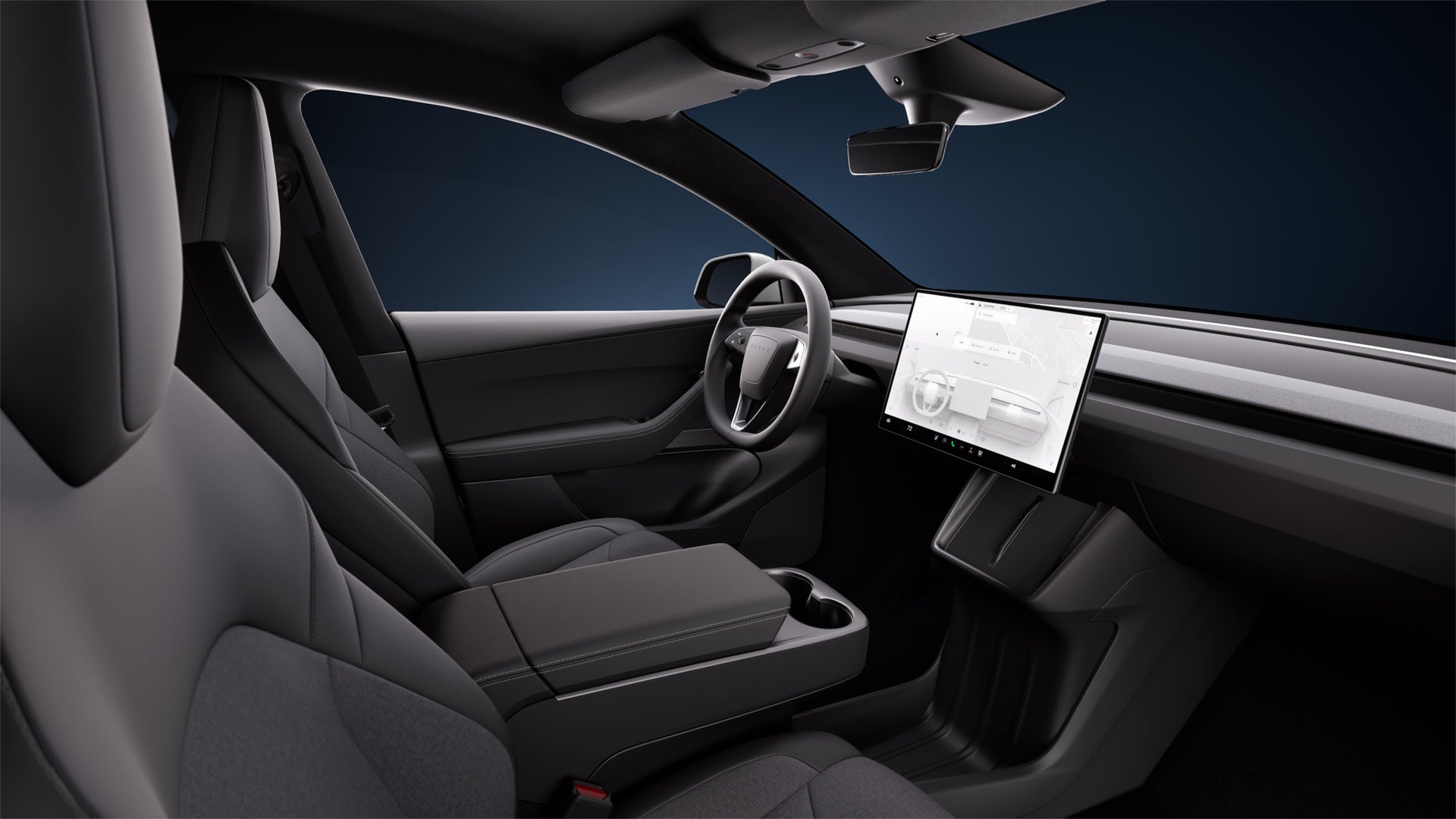 Tesla Model Y RWD in Europe Gets Refreshed Interior: 16-Inch Display a ...