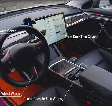 Tesla Model Y/3 Carbon Fiber Aftermarket Part Upgrades