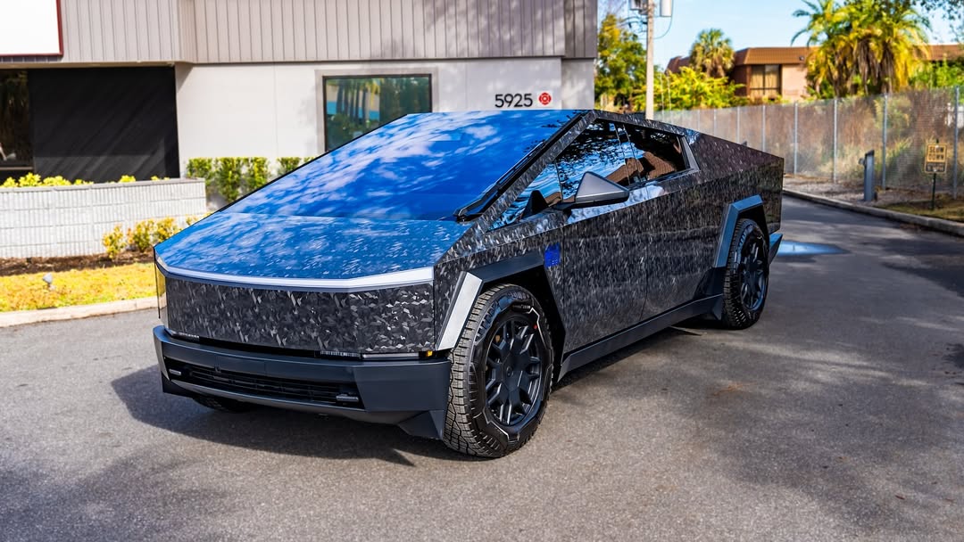 Elevate Your Tesla Cybertruck with Forged Carbon Fiber Accessories