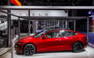 Tesla displays refreshed Model 3 at 2023 Import Expo in China