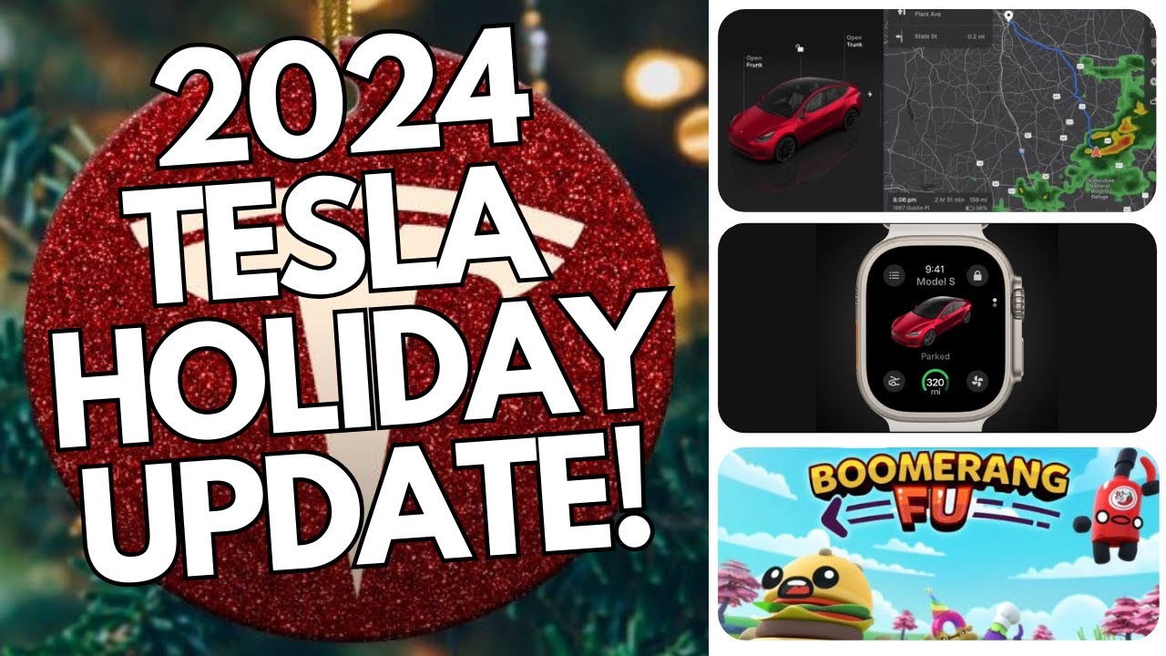 Tesla 2024 Holiday OTA Update! Over 20 Features Unveiled