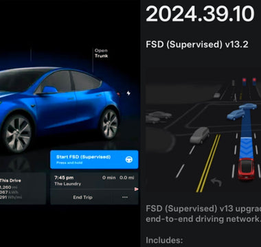 Tesla Releases FSD v13.2: Adds Reverse, Launch FSD from Park, Destination Autopark, and More!