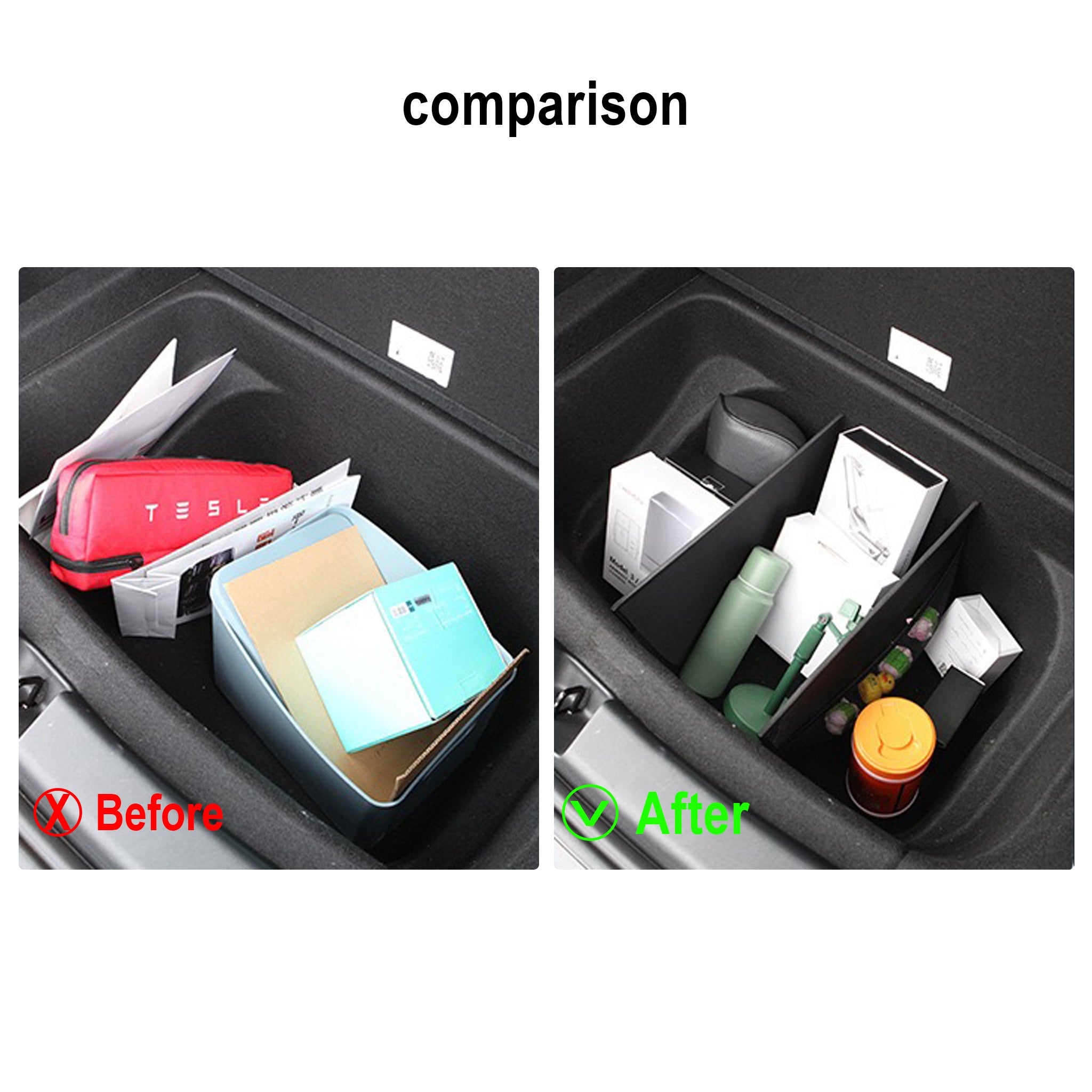 Trunk File Box Model Y Sub Trunk Divider Trunk Organizer – Yeslak Tesla Accessories