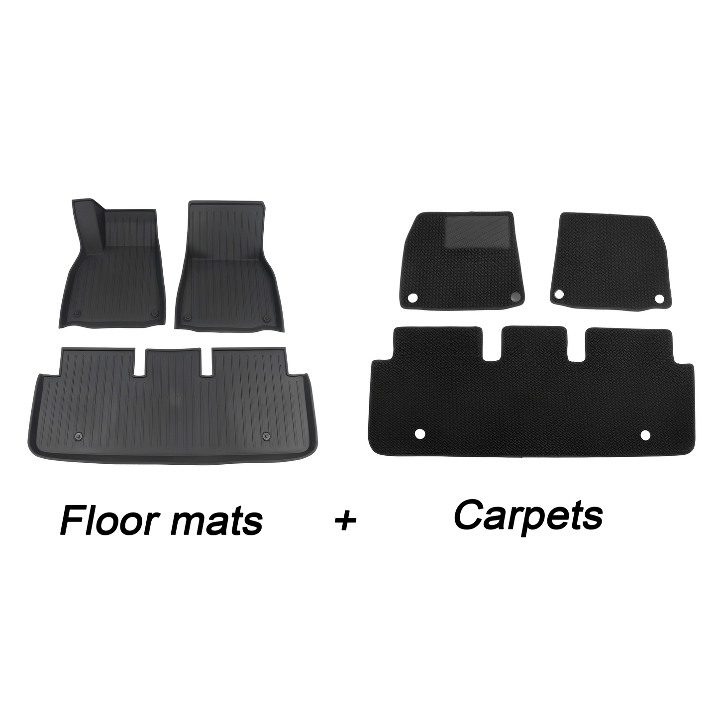 2021-2023 Floor Mats for Tesla Model S (Plaid & Long Range)