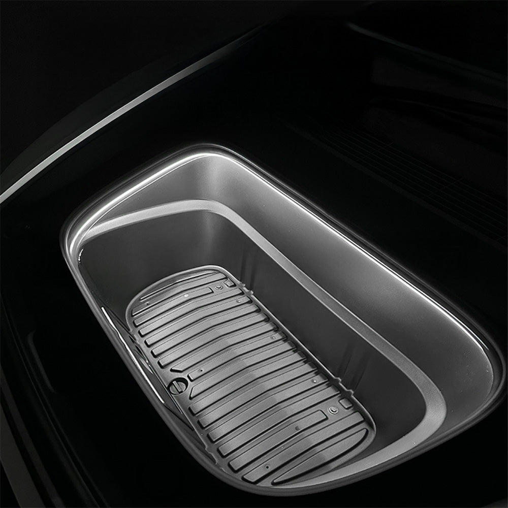 2025+ Tesla Model Y Juniper Frunk LED Light Strip | OEM-Style Plug-and-Play Upgrade | Cool White Illumination