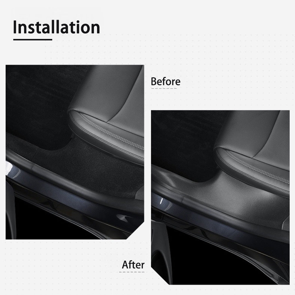 2025+ Tesla Model Y Juniper Premium TPE Door Sill Guards (5 Pcs) | Cus ...