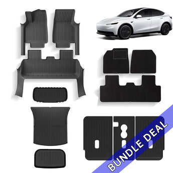 Tesla Model Y juniper standard floor mat set bundle 12pcs