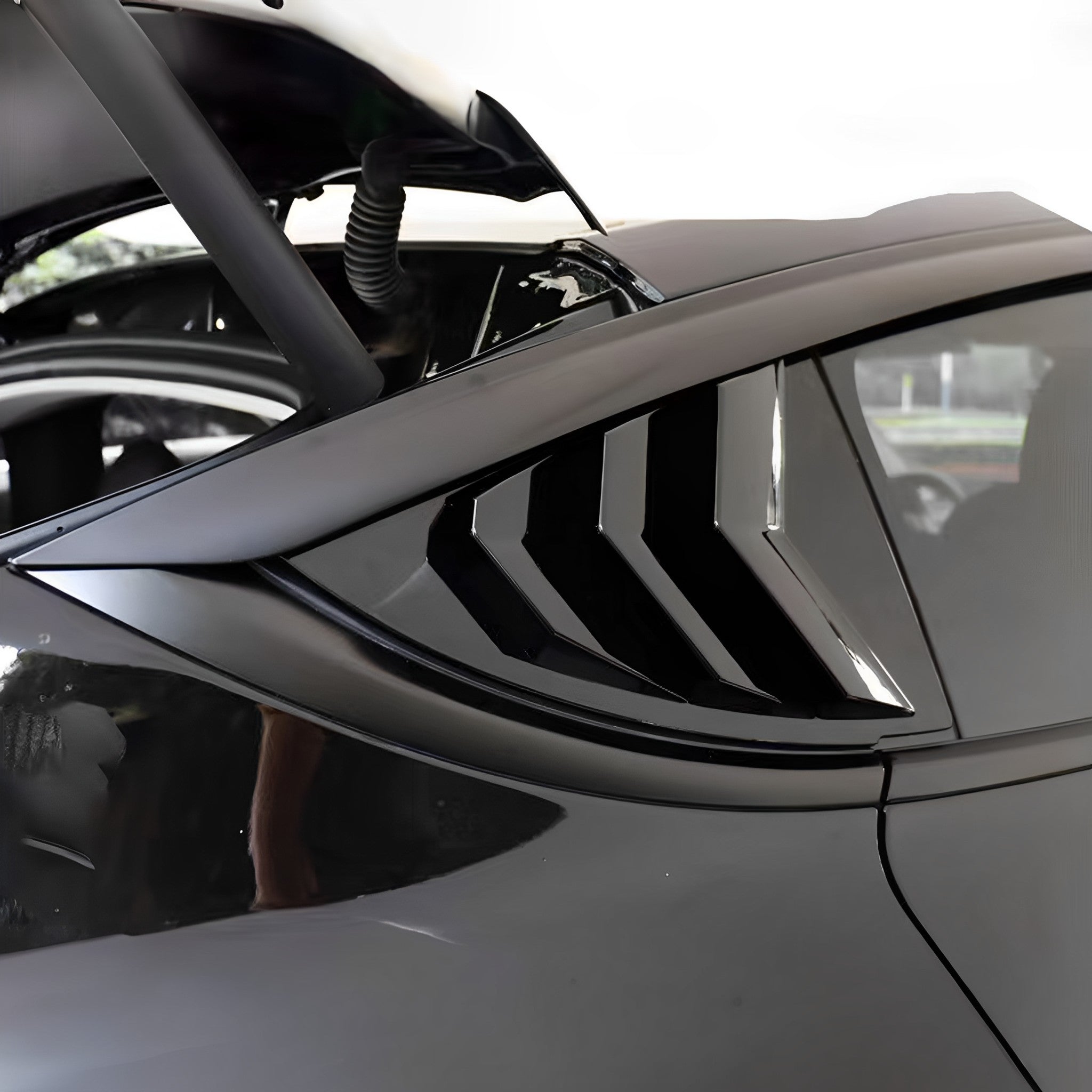 Rear Side Window Louvers For Tesla Model Y by Yeslak