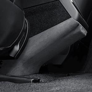 2025+ Tesla Model Y Juniper Premium Alcantara Anti-Kick Protector Cover – Luxury Rear Vent Shield & Interior Protector
