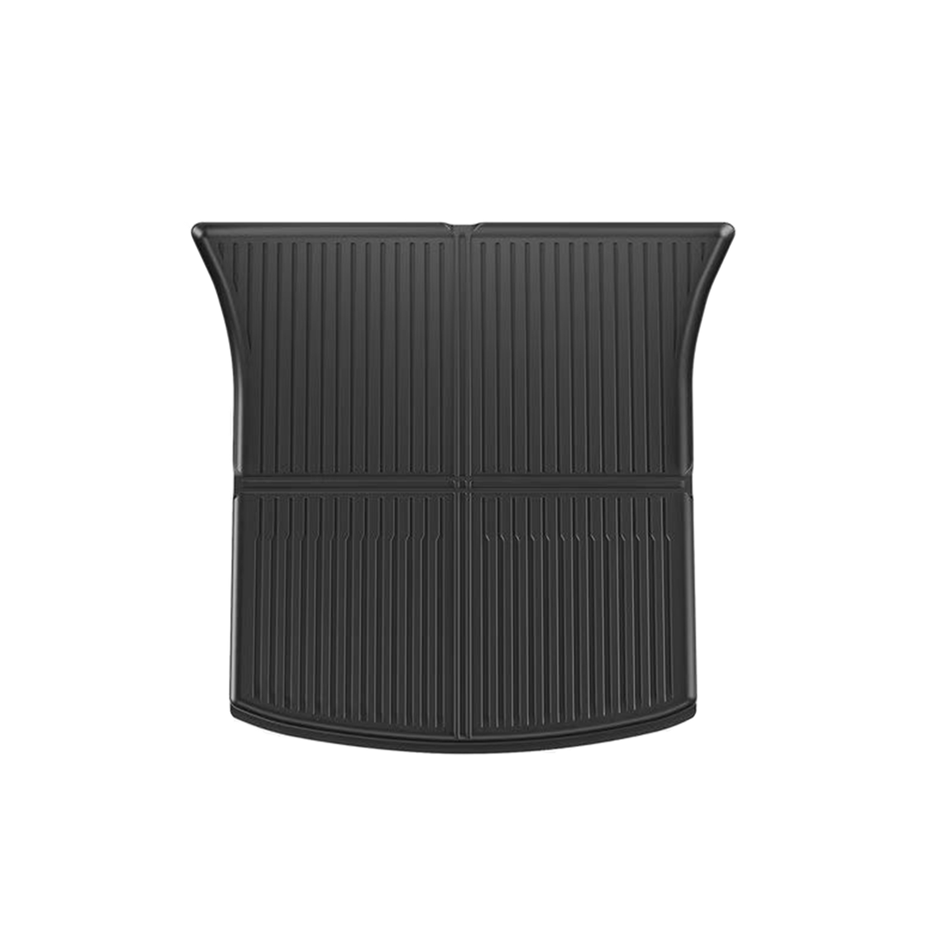OEDRO Tappetini Bagagliaio Per Tesla Model Y 2020-2024 - Protezione Antiscivolo TPE, Inodore, Con Bordi Rialzati, Set Completo Incl. Schienale Sedili - 2