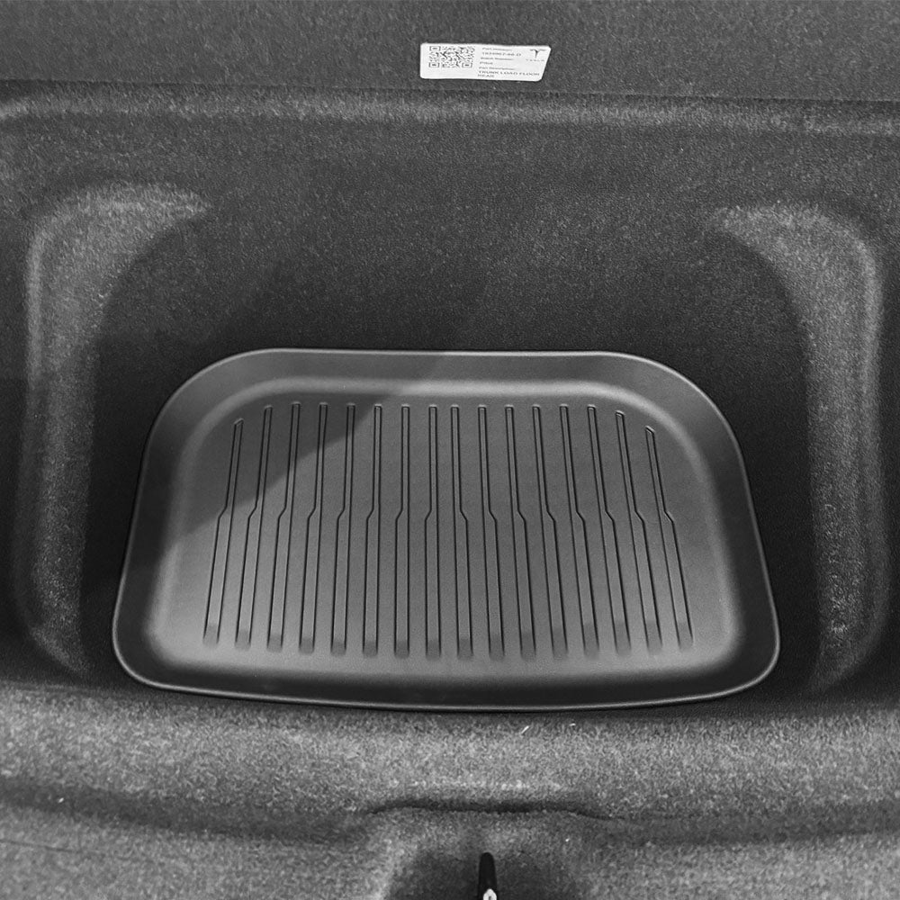 All-Weather TPE Trunk Mats for 2025+ Tesla Model Y Juniper - Durable, Custom-Fit