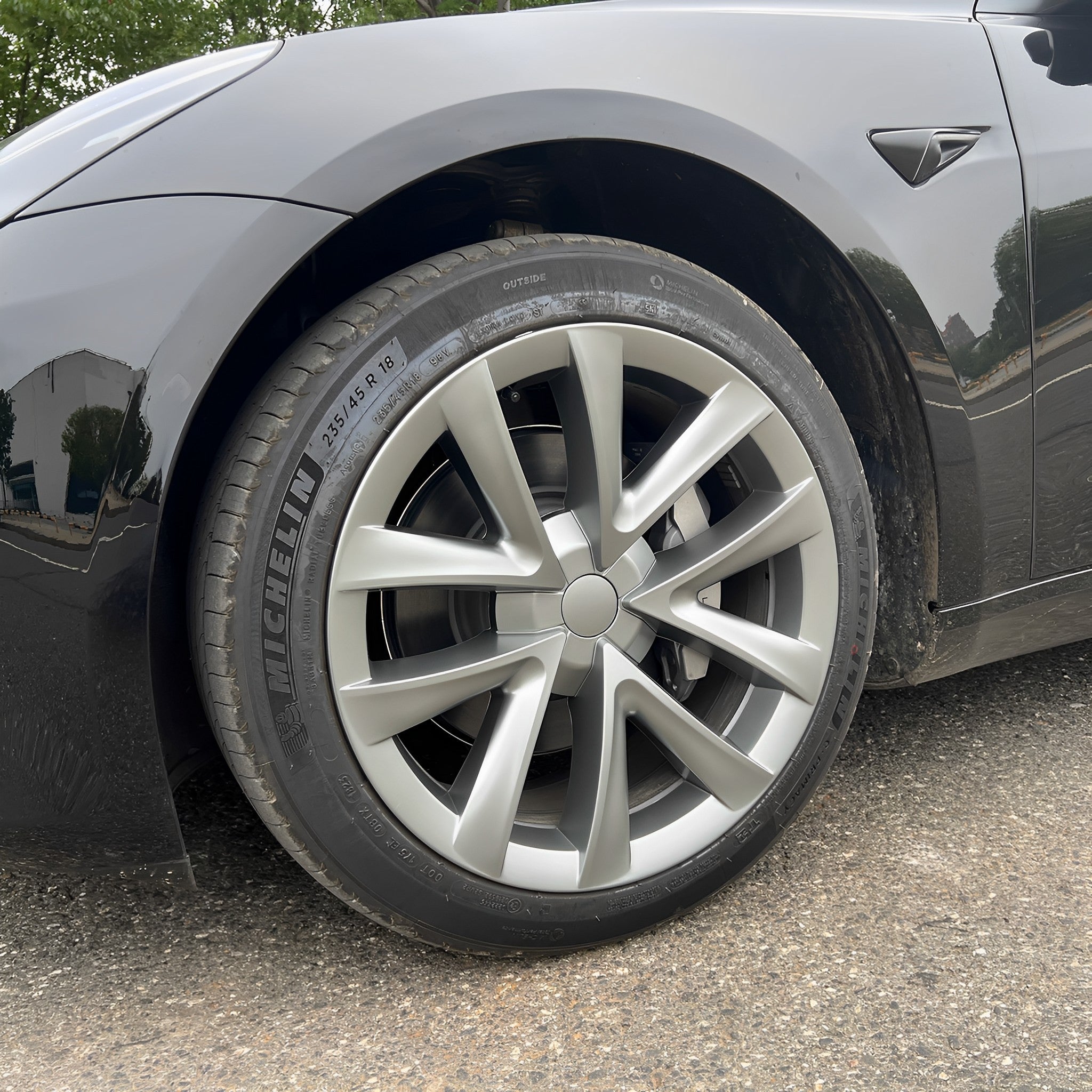 Arachnid-style Wheel Cover For Tesla Model 3 18'' Aero wheels