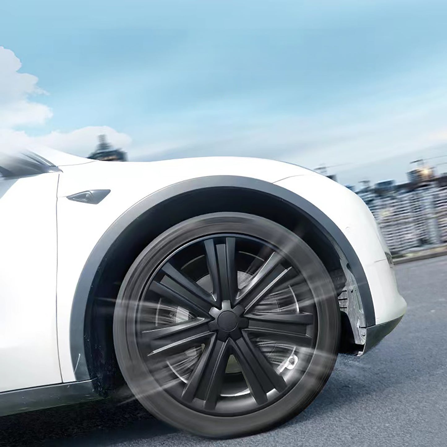 Arachnid-style Wheel Cover For Tesla Model Y/S 19'' Wheels