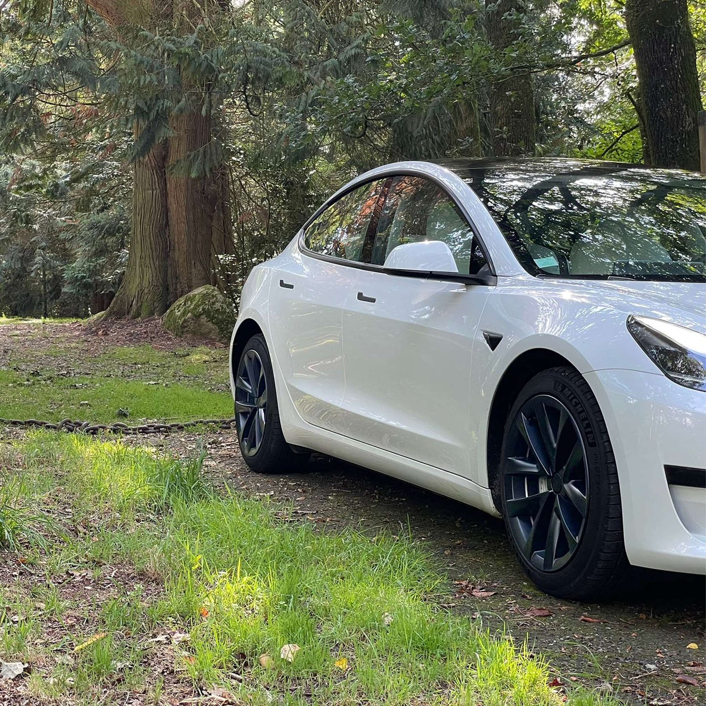 Arachnid-style Wheel Cover For Tesla Model 3 18'' Aero wheels