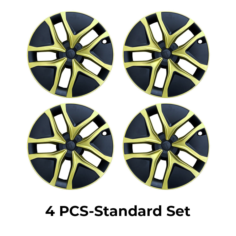 2026 Tesla Model Y Juniper Black/Gold Wheel Cover – Performance
