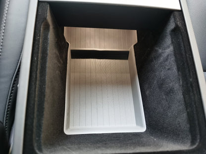 Center Console & Armrest Box Underneath Storage Tray For Tesla Model 3 Highland
