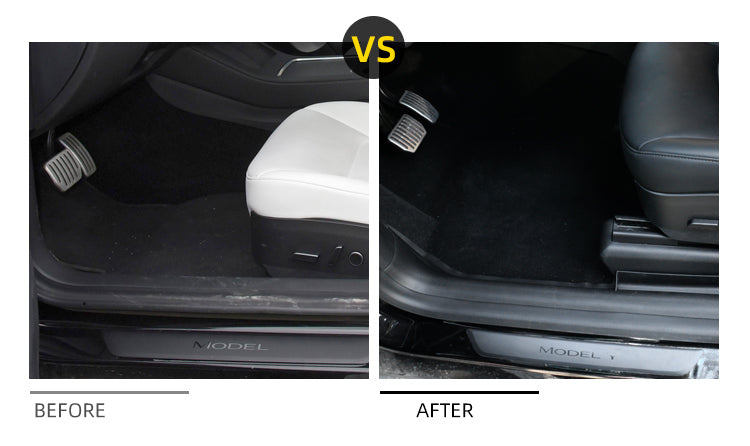 Front Door Sill Covers For Tesla Model Y & 3