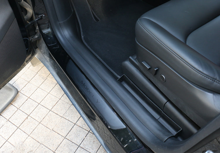 Front Door Sill Covers For Tesla Model Y & 3