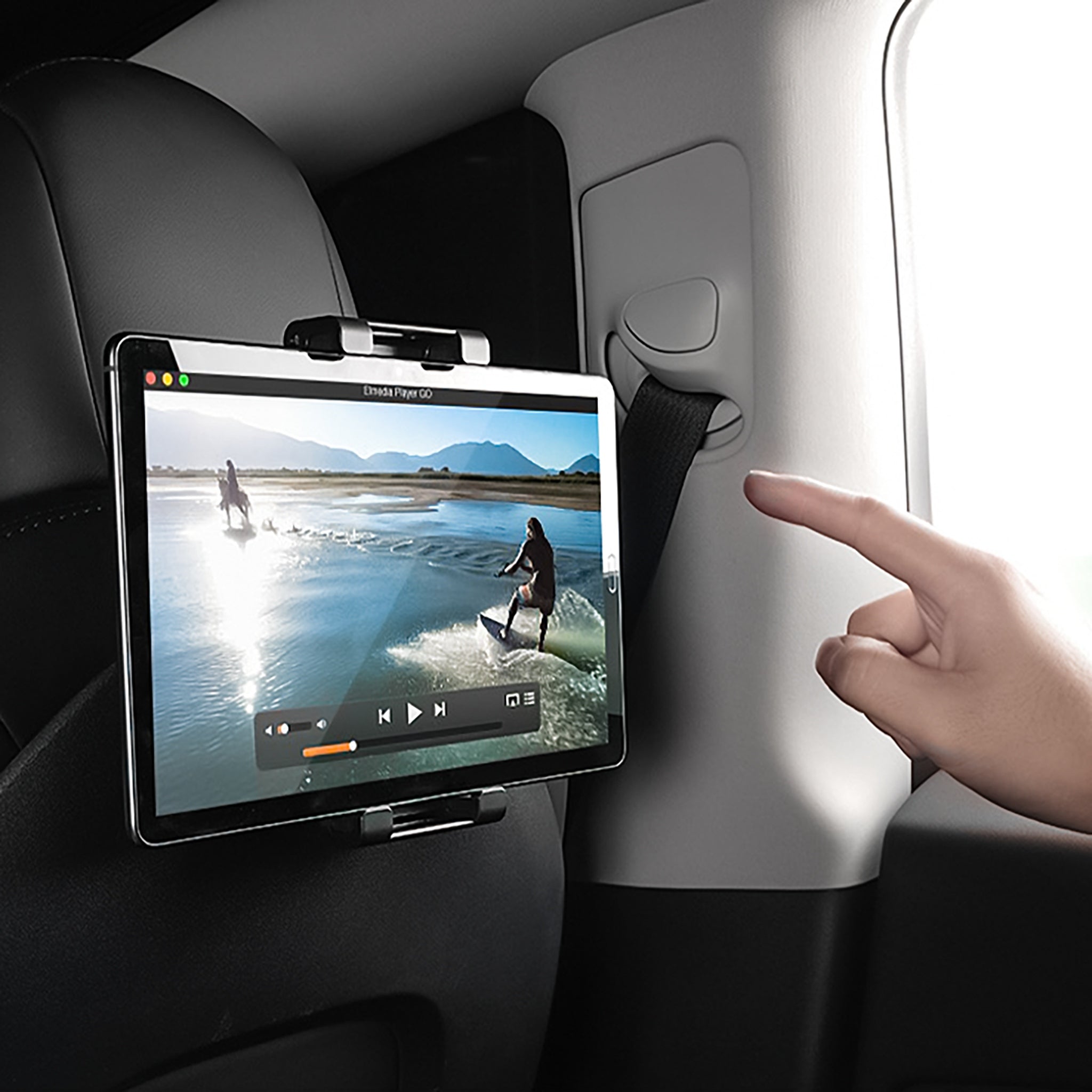 Backseat Cell Phone & iPad Holder Headrest Mount For Tesla Model 3 / Y & Model 3 Highland