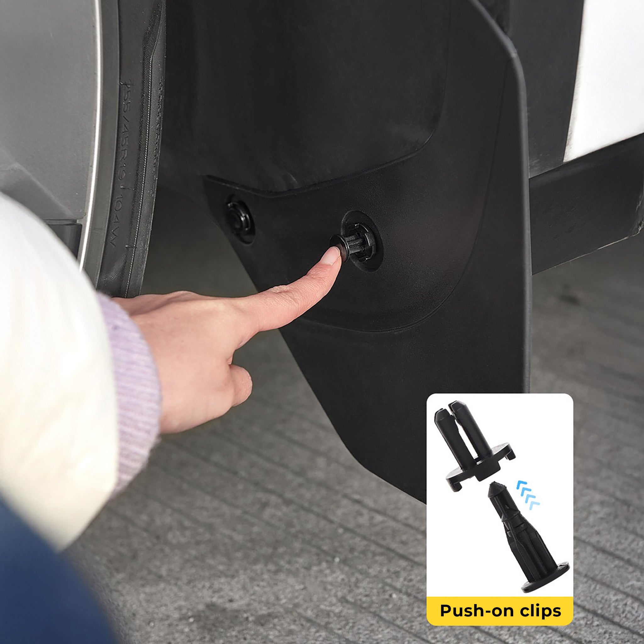 Custom-Fit Mud Flaps for 2025+ Tesla Model Y Juniper | Premium TEP Spl ...