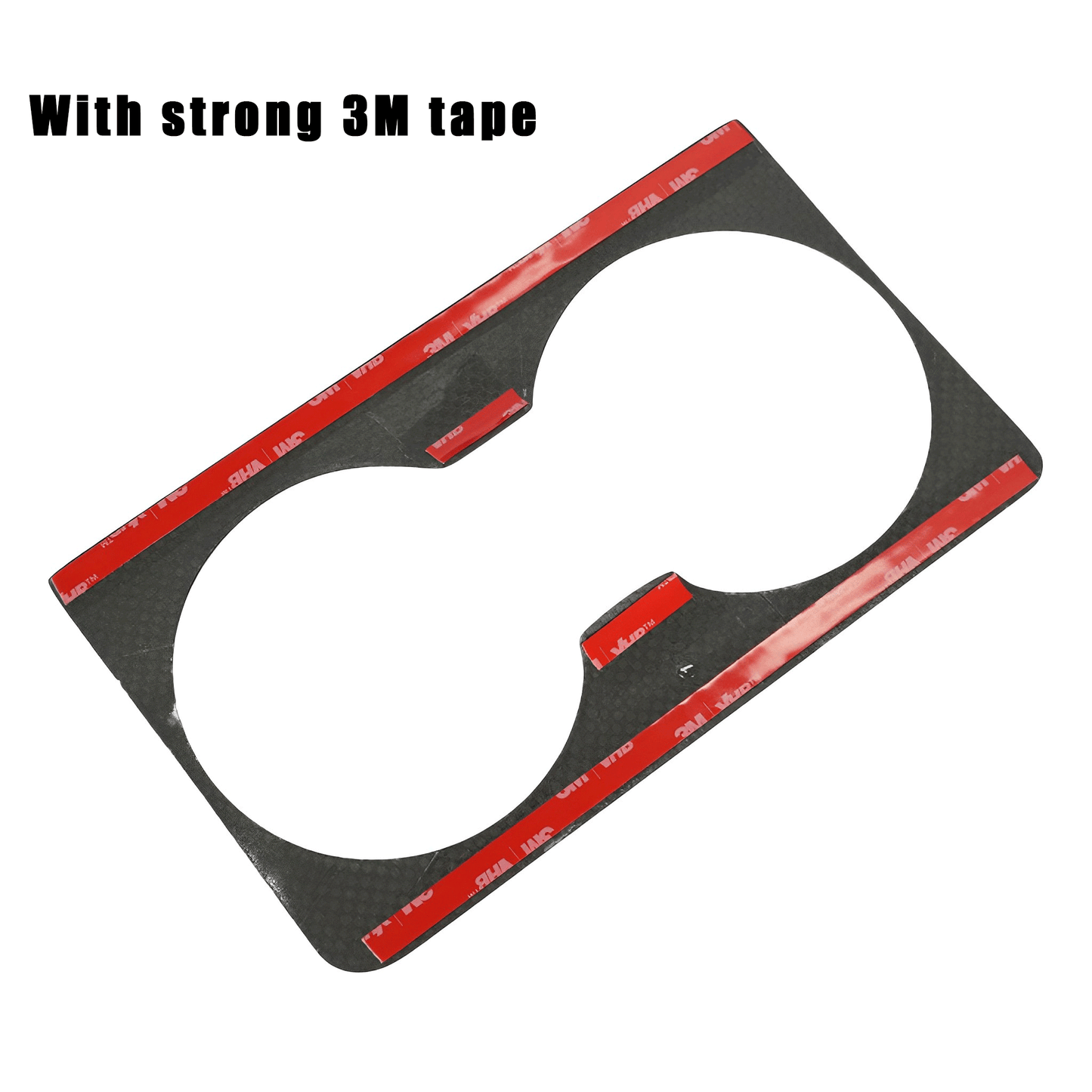 Carbon Fiber Cup Holder Trim Overlay For 2021+ Model S / X