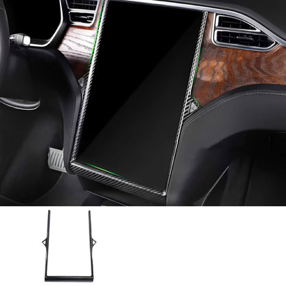 Carbon Fiber Touchscreen Frame Trim For Tesla Model X / S