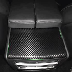 Carbon Fiber Rear Air Vent Cover for Tesla Model S/X (2012-2021) | OEM Fitment & Luxury Interior Upgrade