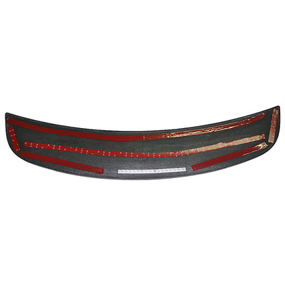 Carbon Fiber Model X Wing Spoiler Overlay