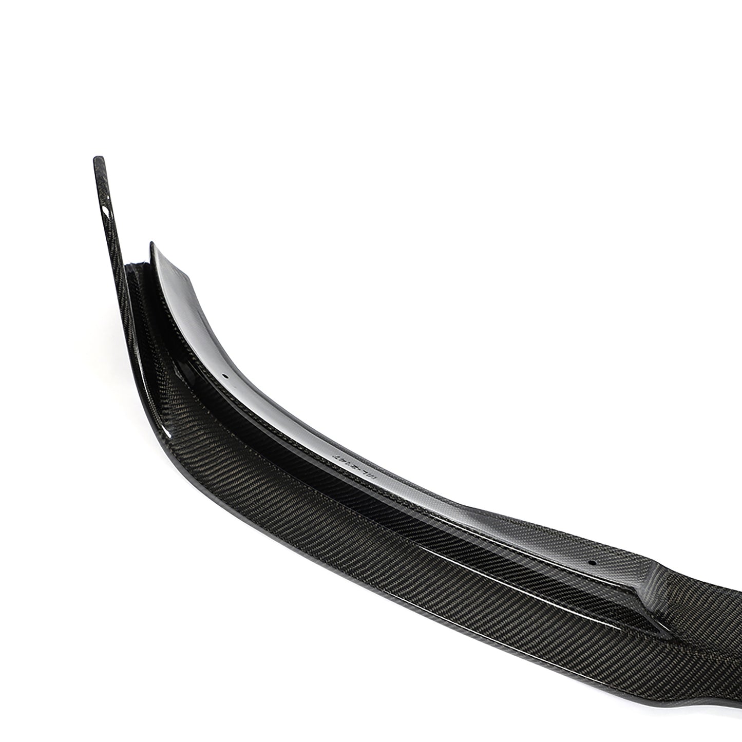 Real Carbon Fiber V-Style Aero Front Lip For Tesla Model 3