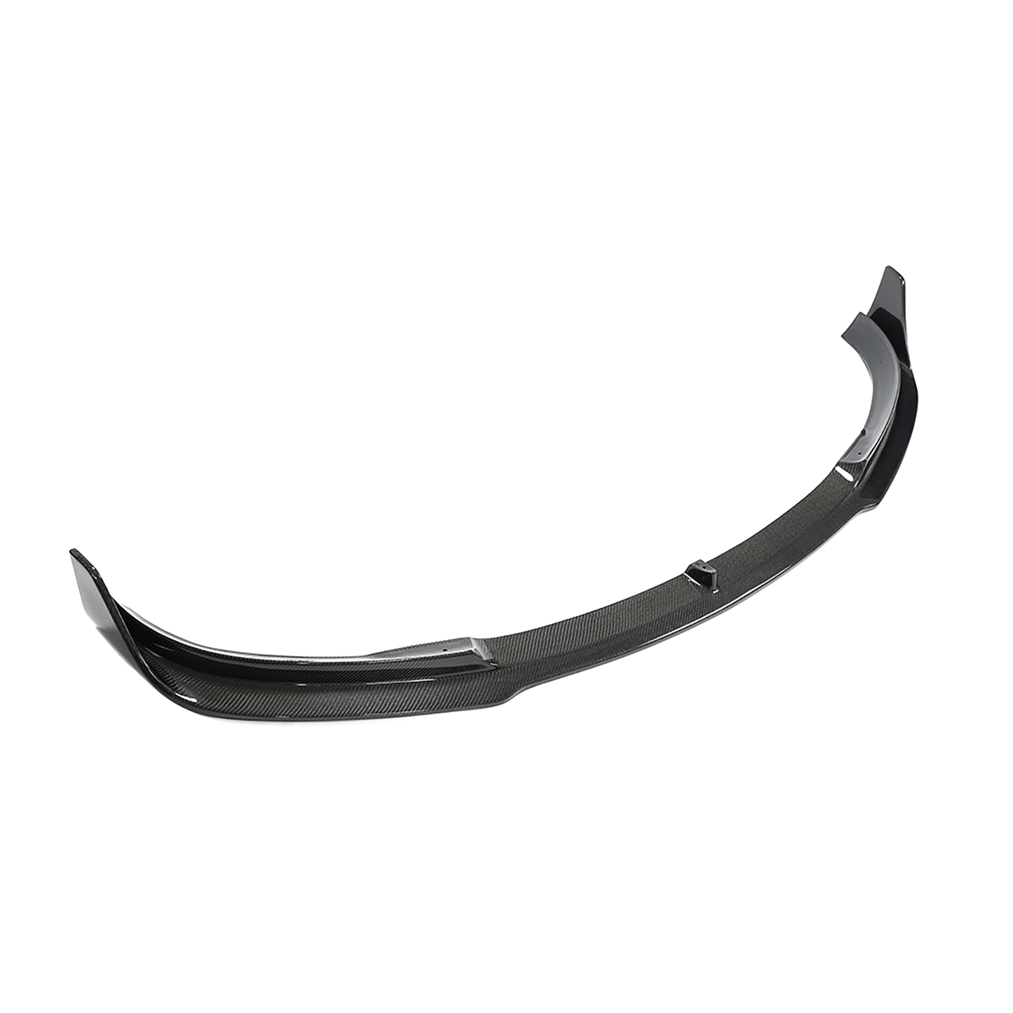 Real Carbon Fiber V-Style Aero Front Lip For Tesla Model 3