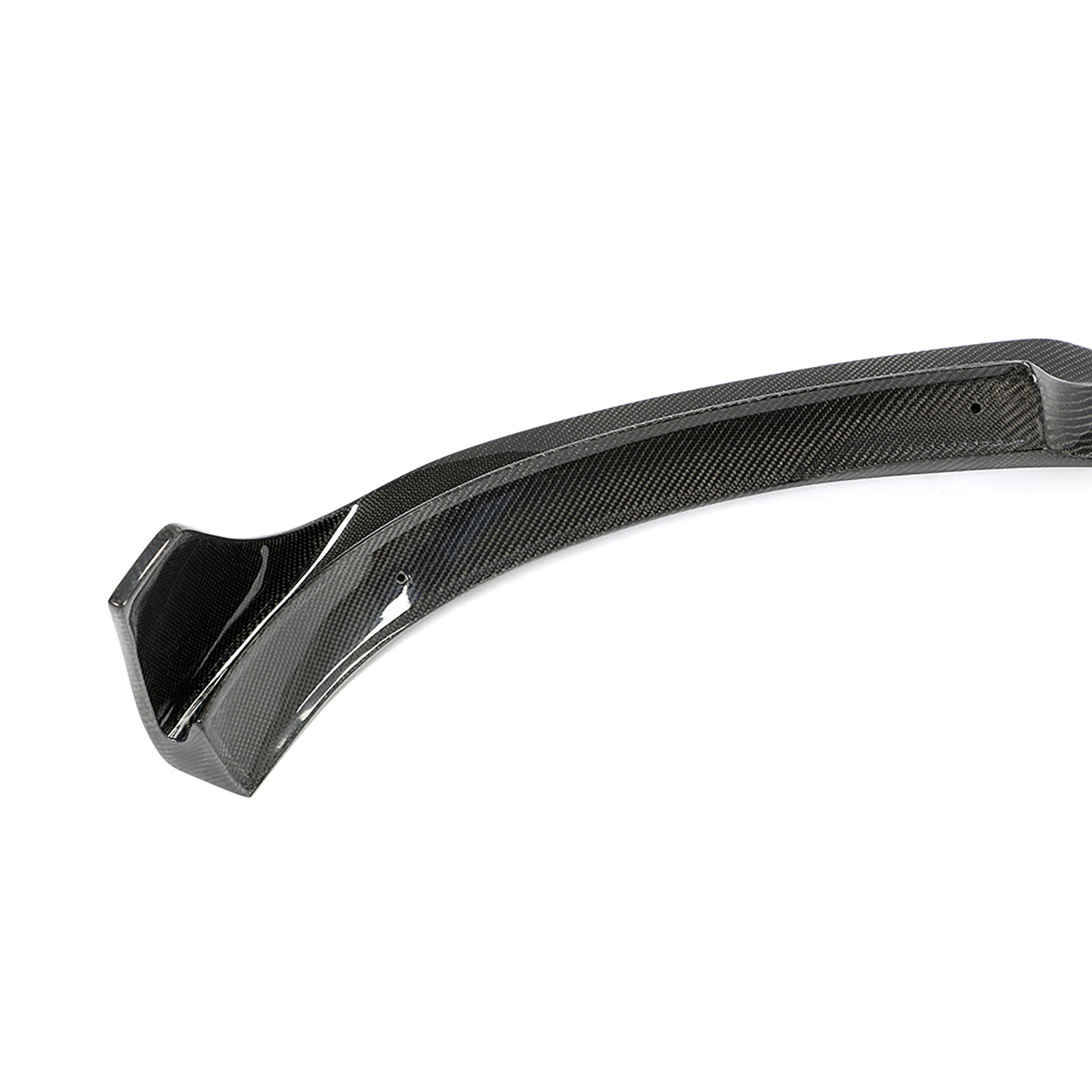 Real Carbon Fiber V-Style Aero Front Lip For Tesla Model 3