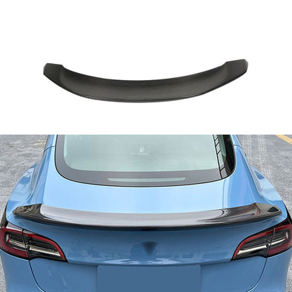 Real Carbon Fiber V-Style Spoiler for Tesla Model 3