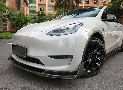 Tesla Model Y Carbon Fiber V-Style Side Skirts
