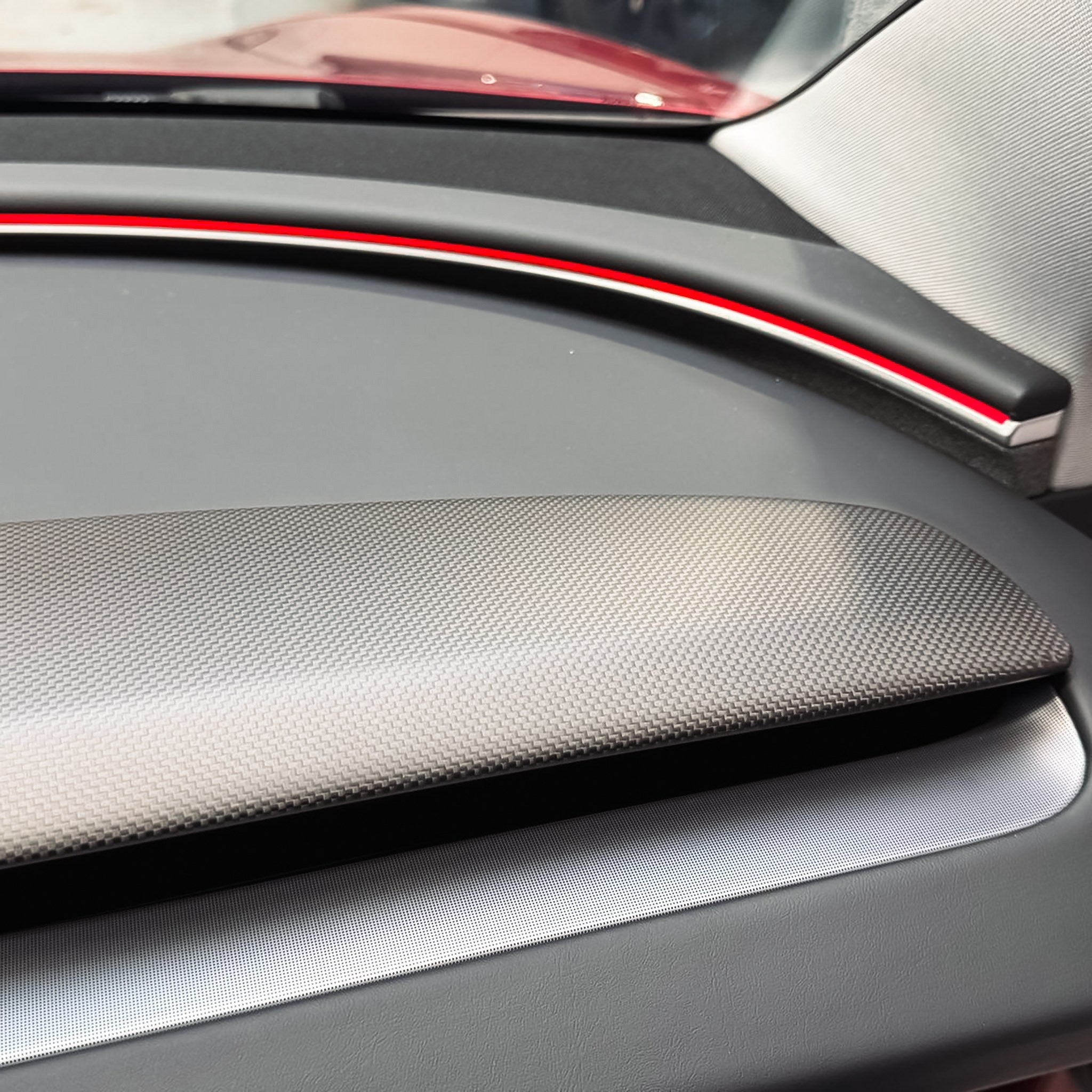 Carbon Fiber Dashboard for Tesla Model 3 Highland 2024+ / Model Y 2025 ...