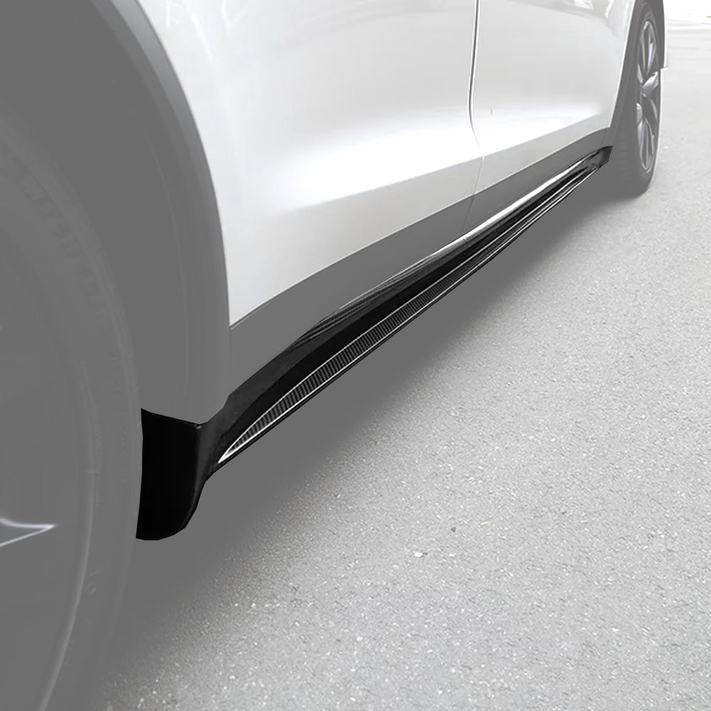 Carbon Fiber Side Skirts for Tesla Model X (2021+) – Aero Performance Upgrade | Matte/Gloss Finish | Lightweight & Durable Design