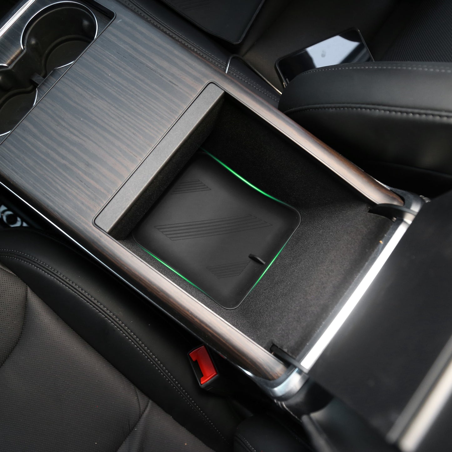 Center Console Storage Trays Cup Holder For Tesla Model X 2021+