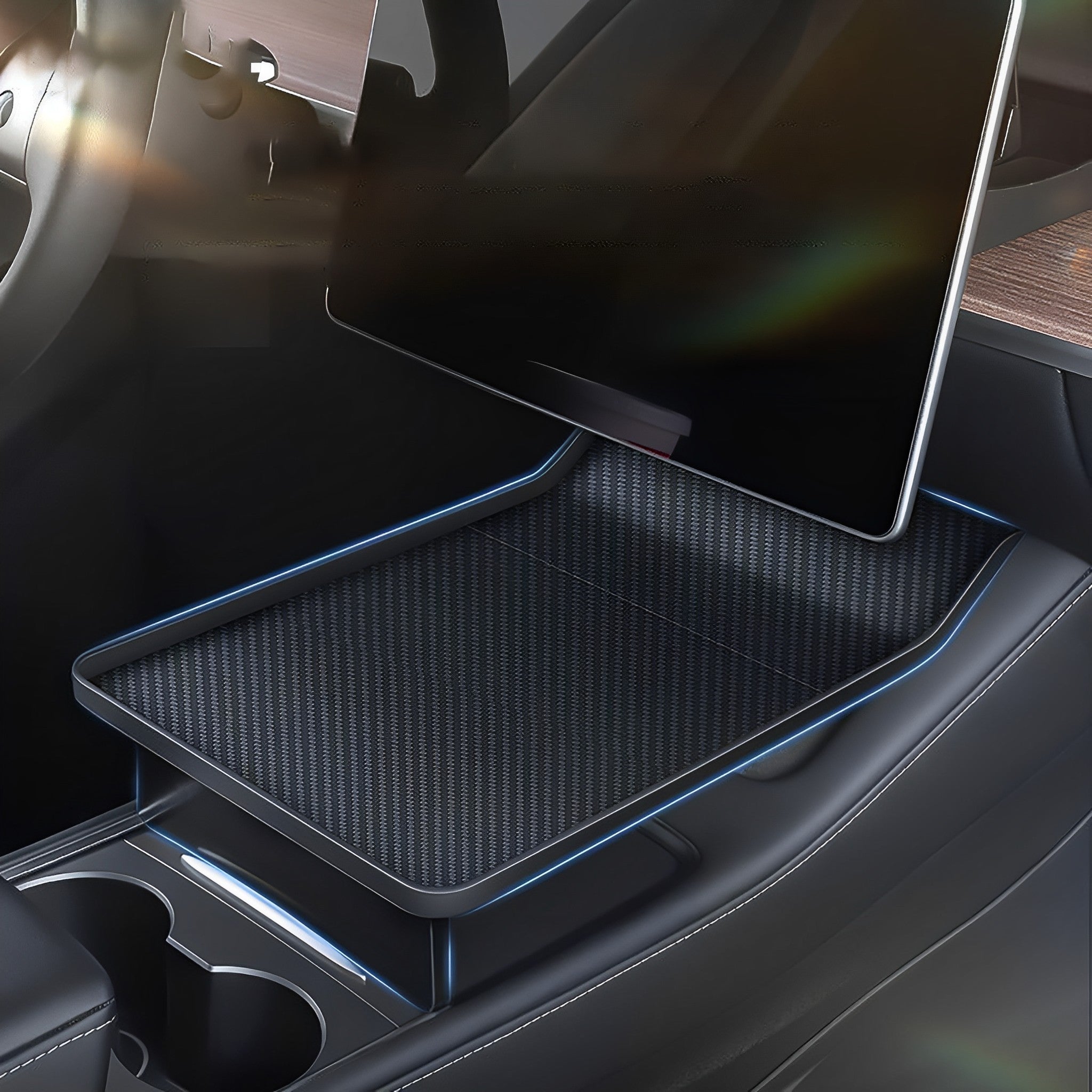 Center Console Food Tray For Tesla Model 3 & Y