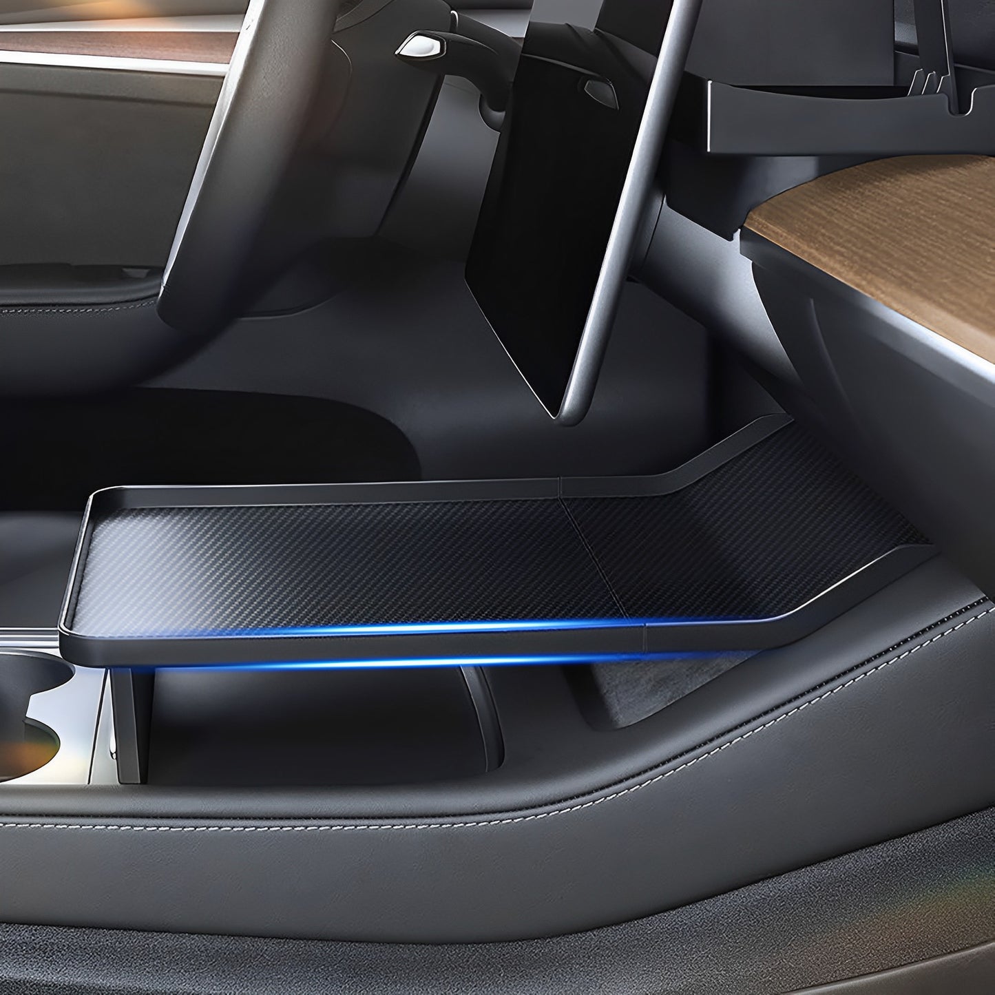 Center Console Food Tray For Tesla Model 3 & Y