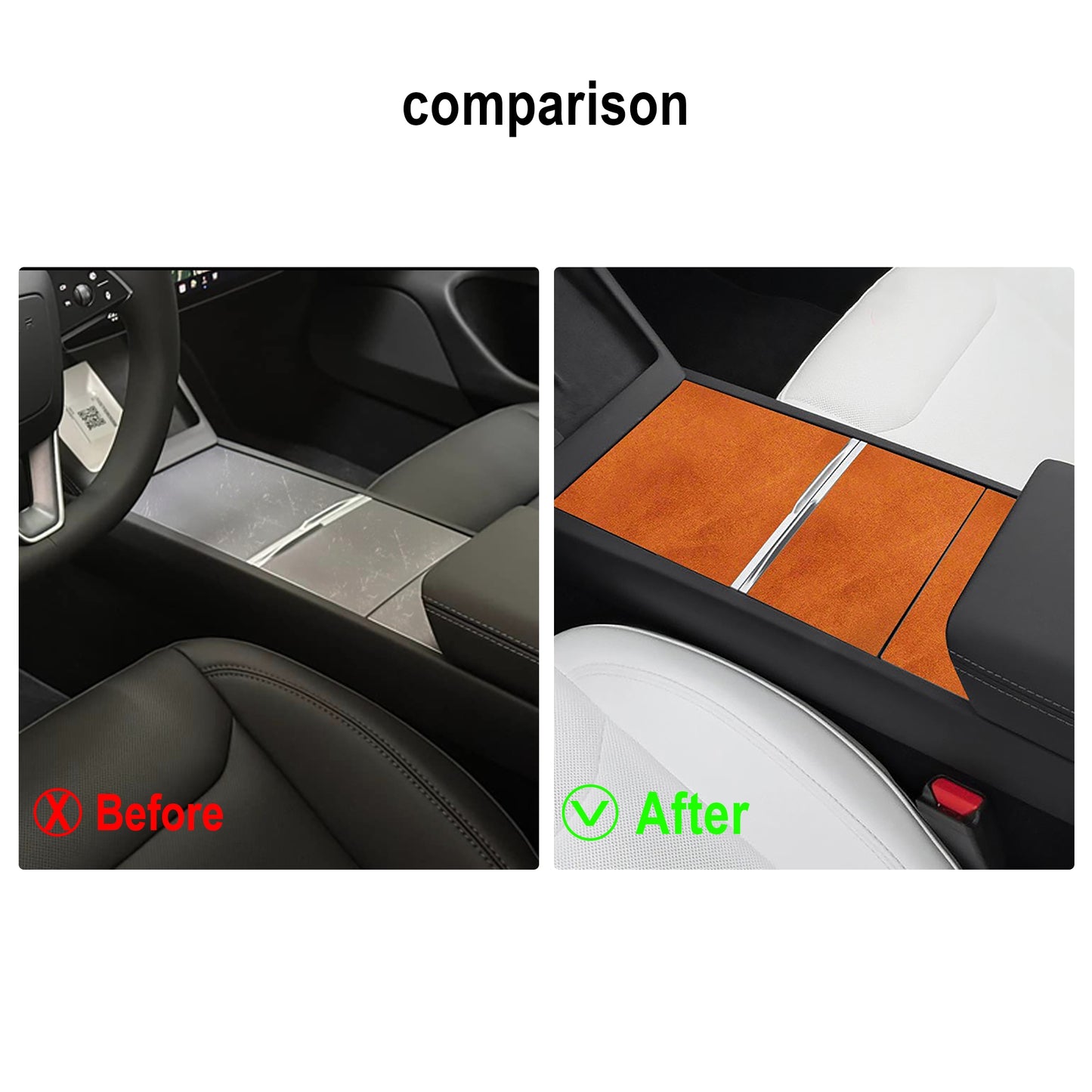 Center Console Wrap for Tesla New Model 3 Highland 2024