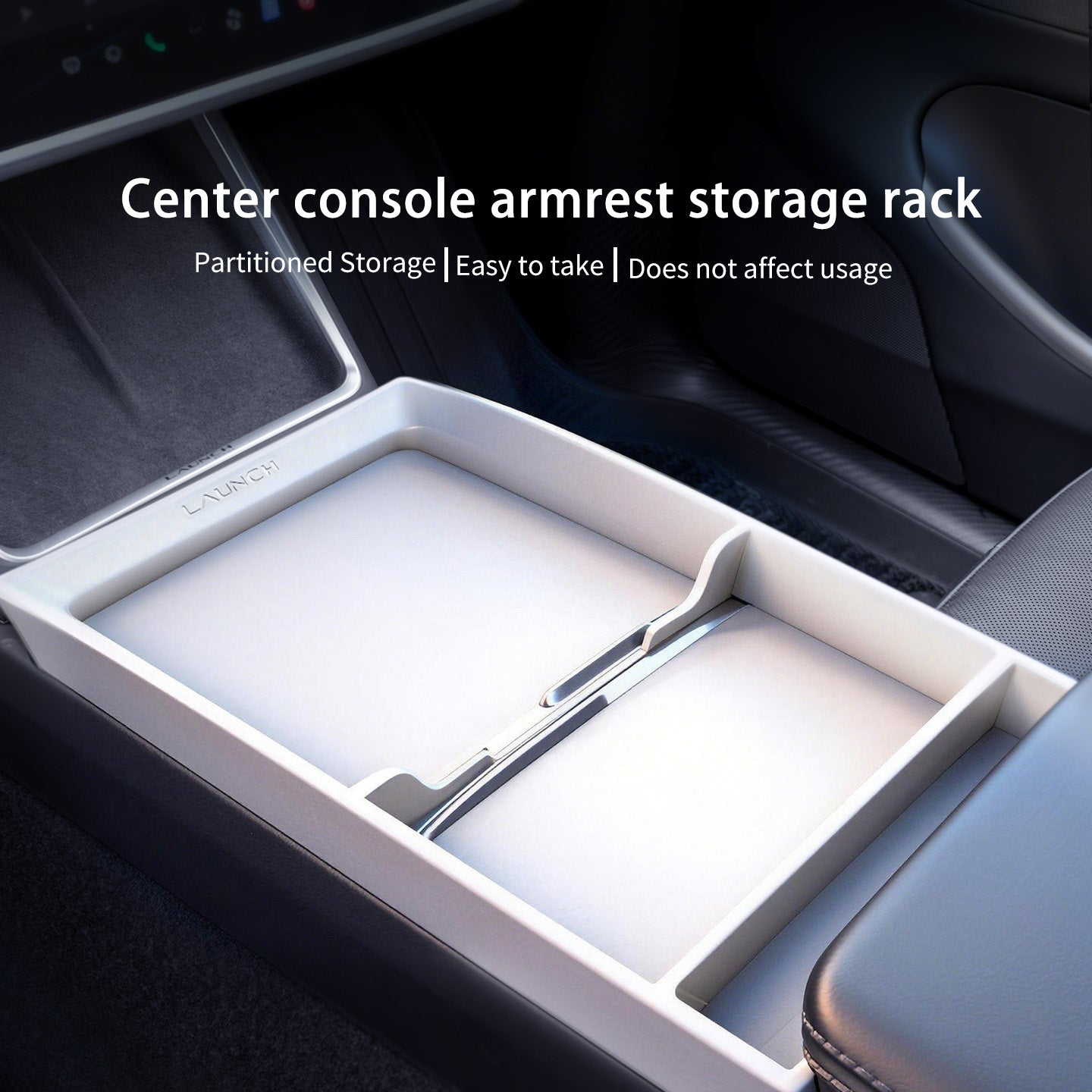 Telaio organizer console centrale per Tesla Model 3/Y Juniper/YL 2026 ...