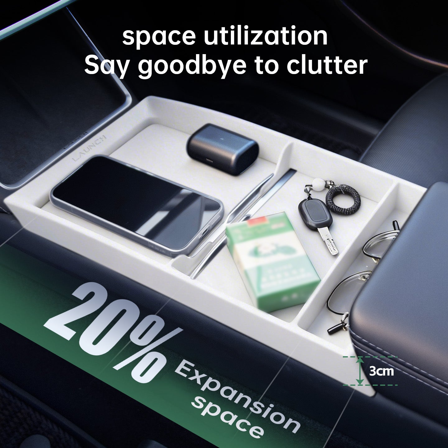 Telaio organizer console centrale per Tesla Model 3/Y Juniper/YL 2026 ...