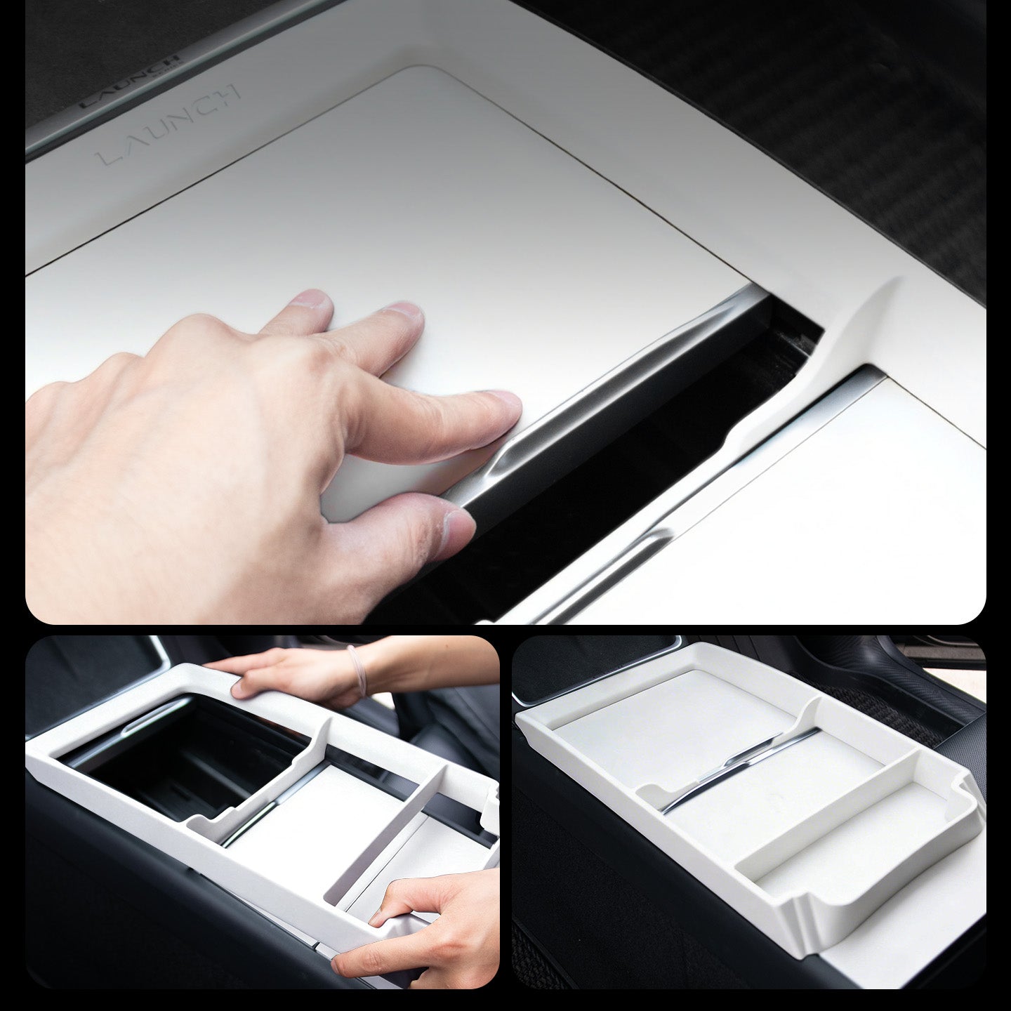 Center Console Organizer Frame for 2026 Tesla Model 3/ Y Juniper /YL ...