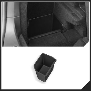 Custom-Fit Left Side Trunk Organizer Bin for 2021-2024 Tesla Model S & Model X – Heavy-Duty TPE Storage Solution