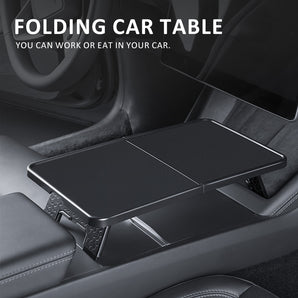 Custom Food Tray for Tesla Model 3 & Model Y (2020-2024) – Durable, Convenient Center Console Solution for Road Trips