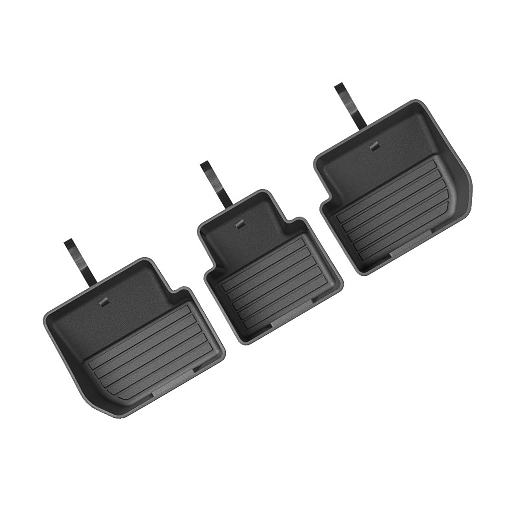 thumbnail image 2 of Tesla Cybertruck Under Seat Storage Organizer - 3-Compartment Custom Fit Bag For 2024-2025 Models 2 of 10