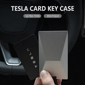 Cybertruck Inspired Tesla Aluminum Alloy Key Card Holder